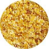 Steam flaked corn